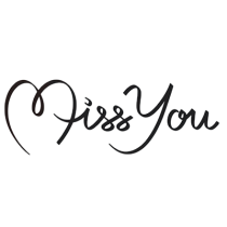 Chupeta \"Miss You\" para bebés, perfeita para momentos de carinho e conforto. Ideal para acompanhar o seu bebé com muito estilo