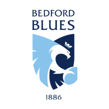 Logo Bedford Blues, ideal para personalizar os artigos do seu bebé com estilo e conforto. Disponível em chupeta-bebe.com.