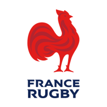Chupeta France Rugby XV para bebé, perfeita para pequenos fãs de rugby. Conforto e estilo para o dia a dia.