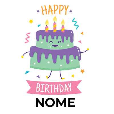 Bolo de aniversário divertido e colorido, perfeito para celebrar momentos especiais do seu bebé. Disponível em chupeta-bebe.com.