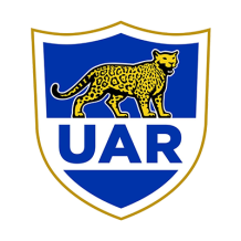 Acessório para bebé Argentina Rugby XV, ideal para os pequenos fãs do rugby e para acompanhar momentos de muita diversão.