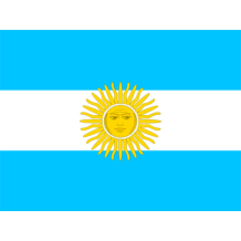 Bandeira Oficial da Argentina para decorar itens do bebé com estilo e fofura. Perfeito para o quarto e acessórios!