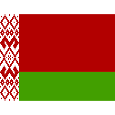 Bandeira Oficial da Bielorrússia, perfeita para personalizar os acessórios do seu bebé. Explore em chupeta-bebe.com.