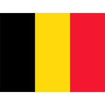 Bandeira Oficial da Bélgica, perfeita para personalizar o estilo do seu bebé com charme e originalidade.