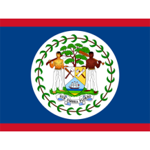 Bandeira Oficial de Belize, perfeita para compor o estilo do seu bebé! Ideal para artigos como bodies e babetes.