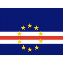 Bandeira Oficial de Cabo Verde, ideal para acessórios de bebé. Dê estilo ao seu pequeno com produtos únicos!