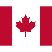 Bandeira Oficial do Canadá, ideal para personalizar acessórios do seu bebé com um toque especial e cheio de estilo.