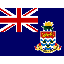 Bandeira Oficial das Ilhas Cayman, ideal para personalizar artigos de bebé como bodies e babetes. Disponível em chupeta-bebe.com