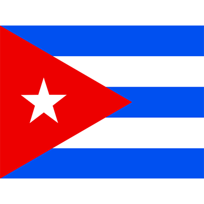 Bandeira Oficial de Cuba para bebés, perfeita para acessórios como chupetas e babetes. Celebre o estilo desde cedo!