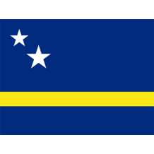 Bandeira Oficial de Curaçao, ideal para personalizar acessórios do seu bebé. Descubra mais em chupeta-bebe.com.