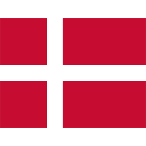 Bandeira Oficial da Dinamarca, ideal para personalizar os artigos do seu bebé e mostrar o seu estilo desde cedo!