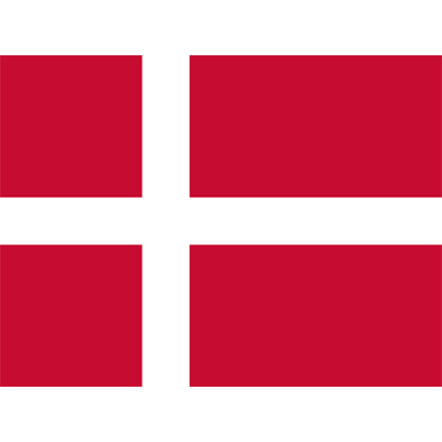 Bandeira Oficial da Dinamarca, ideal para personalizar os artigos do seu bebé e mostrar o seu estilo desde cedo!