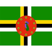 Bandeira Oficial da Dominica, perfeita para itens de bebé, adicionando um toque cultural divertido aos acessórios!