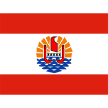 Bandeira Oficial da Polinésia Francesa, um toque especial para produtos de bebé. Descubra a coleção em chupeta-bebe.com.