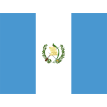 Bandeira Oficial da Guatemala, perfeita para personalizar artigos de bebé como bodies e babetes. Conheça mais em chupeta-bebe.co