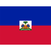 Bandeira Oficial do Haiti, perfeita para personalizar produtos do bebé e mostrar o seu estilo único. Disponível em chupeta-bebe.