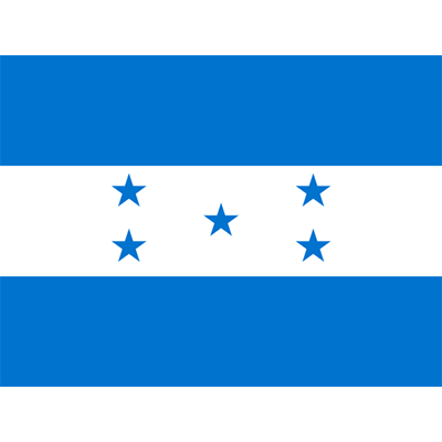 Bandeira Oficial de Honduras para artigos de bebé, uma forma divertida de mostrar o amor pelo país. Ideal para personalizar aces