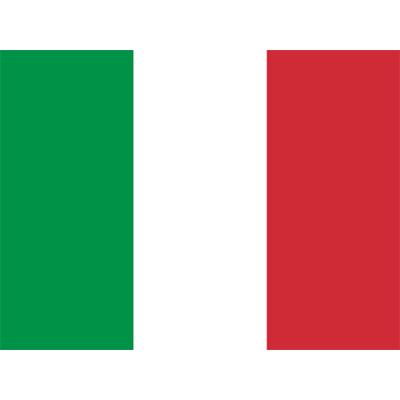 Bandeira Oficial da Itália, ideal para personalizar os produtos do seu bebé. Disponível em chupetas e acessórios na chupeta-bebe