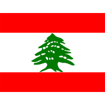 Bandeira Oficial do Líbano, ideal para personalizar artigos de bebé com estilo e cultura. Disponível em chupeta-bebe.com.