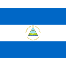 Bandeira Oficial da Nicarágua, ideal para personalizar acessórios de bebé e mostrar o seu amor pela cultura. Disponível em chupe