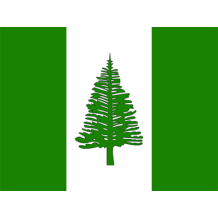 Bandeira Oficial da Ilha Norfolk, perfeita para os produtos do seu bebé. Explore a coleção em chupeta-bebe.com.