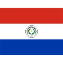 Bandeira Oficial do Paraguai, perfeita para personalizar artigos de bebé. Modalidade: 88. Confira em chupeta-bebe.com.