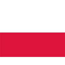 Bandeira Oficial da Polónia, ideal para personalizar artigos para bebé com um toque especial. Perfeito para chupetas e babetes.