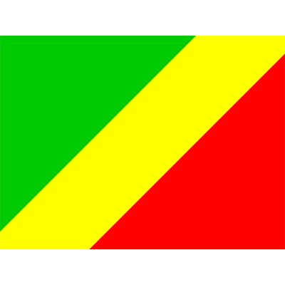 Bandeira Oficial da República do Congo, ideal para adicionar um toque cultural aos produtos do seu bebé. Disponível em chupeta-b