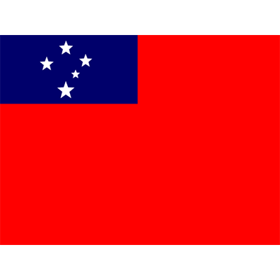 Bandeira Oficial de Samoa para decorar o quarto do seu bebé com estilo e nacionalidade. Ideal para bodies e acessórios.