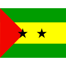 Bandeira Oficial de São Tomé e Príncipe, perfeita para dar um toque especial aos acessórios do seu bebé. Disponível em chupeta-b