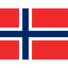 Bandeira Oficial de Svalbard e Jan Mayen, ideal para acessórios de bebé, como chupetas e prendedores. Disponível em chupeta-bebe