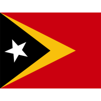 Bandeira Oficial de Timor-Leste para personalizar acessórios do bebé. Ideal para chupetas, prendedores e mais.