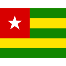 Bandeira Oficial do Togo para personalizar o mundo do seu bebé com estilo. Ideal para roupinhas e acessórios.