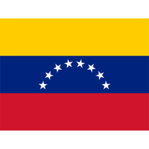 Bandeira Oficial da Venezuela para produtos de bebé, ideal para chupetas e acessórios divertidos e personalizados.