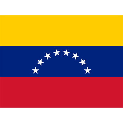 Bandeira Oficial da Venezuela para produtos de bebé, ideal para chupetas e acessórios divertidos e personalizados.