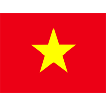 Bandeira Oficial do Vietnã, ideal para personalizar os acessórios do seu bebé. Disponível em chupeta-bebe.com.