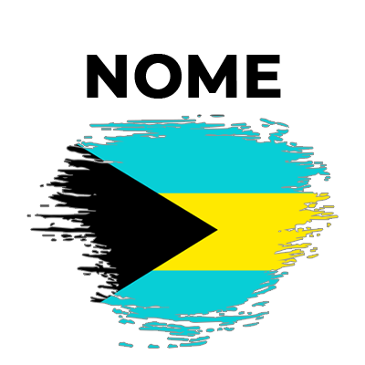 Bandeira efeito pincel Bahamas, ideal para personalizar artigos de bebé com estilo e cor. Disponível em chupeta-bebe.com.