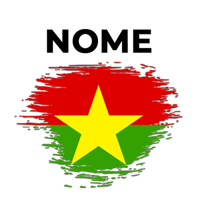 Bandeira efeito pincel Burkina Faso, ideal para personalizar acessórios do seu bebé. Perfeito para uma oferta única!