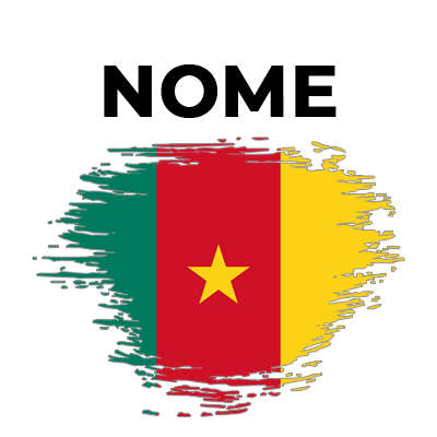 Bandeira efeito pincel Camarões, ideal para dar estilo aos artigos do seu bebé. Adquira já na chupeta-bebe.com!