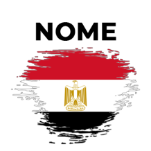 Bandeira efeito pincel Egito, perfeita para complementar os acessórios do seu bebé com estilo e originalidade.