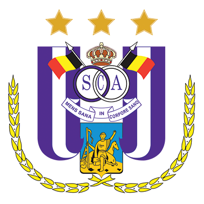 Descubra o clássico estilo do Royal Sporting Club Anderlecht, perfeito para os pequenos fãs em produtos como babetes e sapatinho