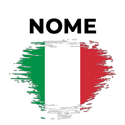 Bandeira efeito pincel Itália, ideal para personalizar artigos de bebé com um toque único e divertido.