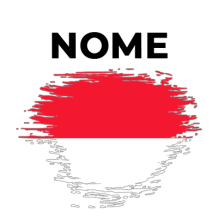 Bandeira efeito pincel Mónaco, um toque de estilo para os pequenos. Ideal para complementar os looks do seu bebé!