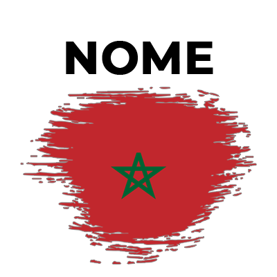 Bandeira efeito pincel Marrocos, perfeita para dar um toque especial aos acessórios do seu bebé. Disponível em chupeta-bebe.com.