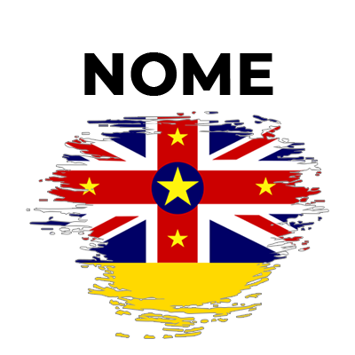 Bandeira efeito pincel Niue, uma escolha divertida e única para o estilo do seu bebé. Perfeito para todos os acessórios!