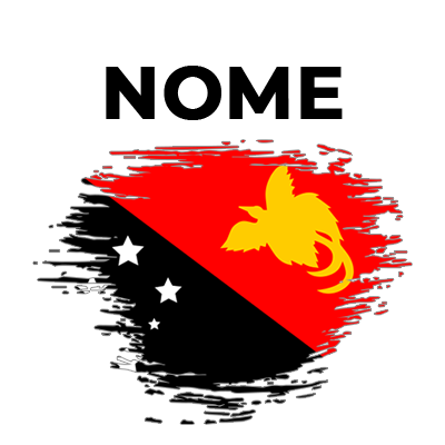 Bandeira com efeito pincel da Papua Nova Guiné, ideal para personalizar produtos e artigos para bebé.