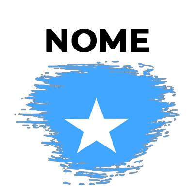 Bandeira com efeito pincel Somália, perfeita para produtos de bebé, adicionando um toque divertido e único. Ideal para a sua col