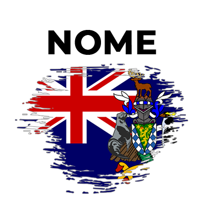 Bandeira efeito pincel da Geórgia do Sul e Ilhas Sandwich do Sul, perfeita para personalizar bodies ou babetes do seu bebé.