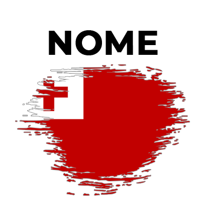 Bandeira com efeito de pincel Tonga, perfeita para compor o estilo do seu bebé. Conheça mais em chupeta-bebe.com.