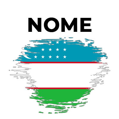 Bandeira efeito pincel Uzbequistão, ideal para personalizar acessórios de bebé. Perfeito para um toque único e divertido!